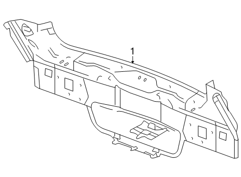 2011 Cadillac CTS Rear Body Diagram
