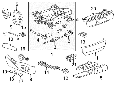 2019 Cadillac ATS Heated Seats Diagram