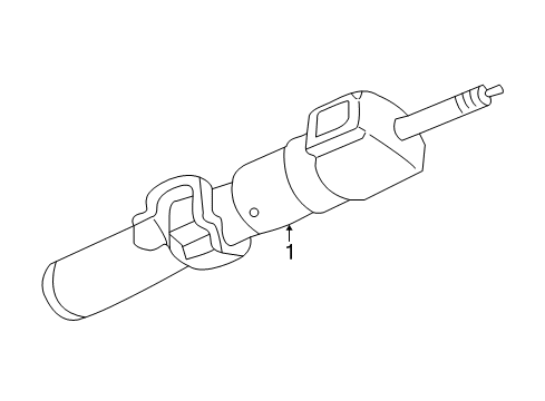 1997 GMC C1500 Steering Column, Steering Wheel & Trim Diagram