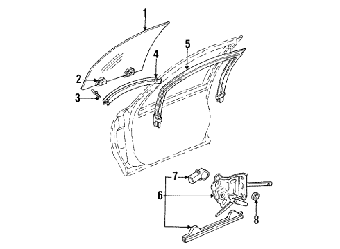 1995 Chevy Monte Carlo Front Door Diagram