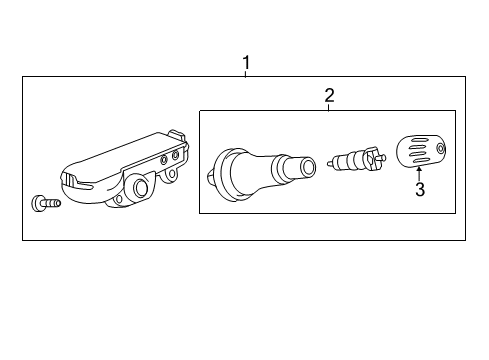2013 Cadillac ATS Tire Pressure Monitoring Diagram