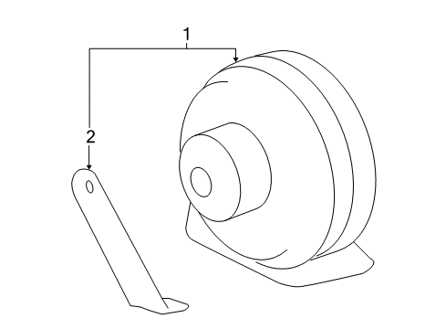 2007 Cadillac Escalade EXT Horn Diagram