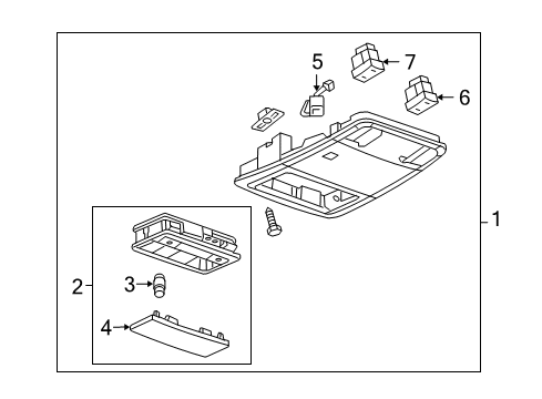 2015 Chevy Cruze Overhead Console Diagram