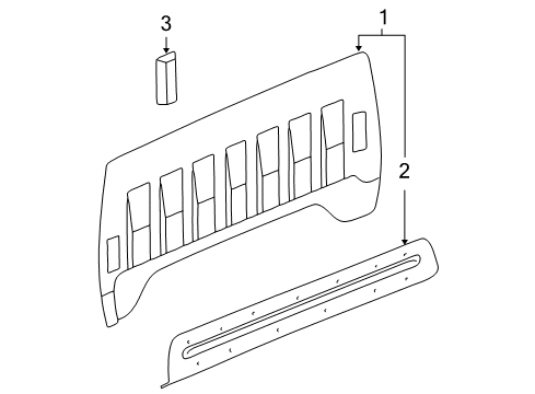 2011 GMC Sierra 1500 Back Panel Diagram