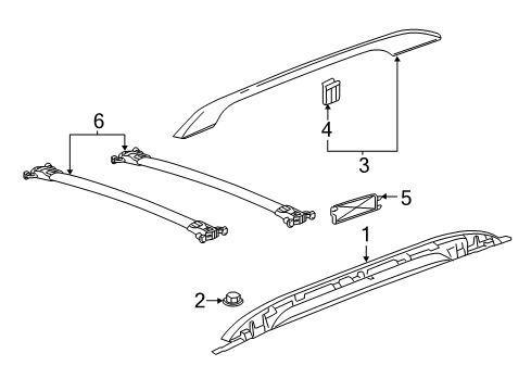 2015 Chevy Equinox Luggage Carrier Diagram