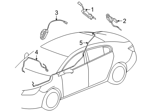 2011 Buick LaCrosse Antenna & Radio Diagram
