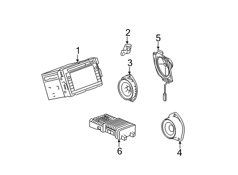 2012 GMC Sierra 2500 HD Sound System Diagram