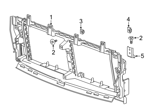 2023 GMC Sierra 1500 Front Panel Diagram 3 - Thumbnail
