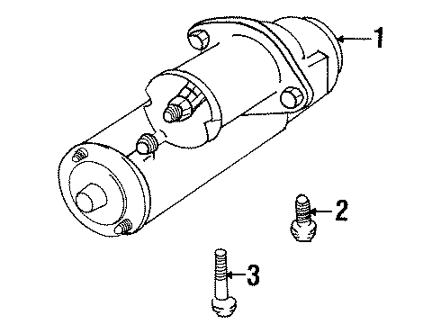 1998 Oldsmobile Intrigue Starter Diagram