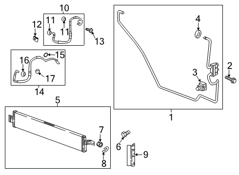 2019 Chevy Traverse Trans Oil Cooler Diagram