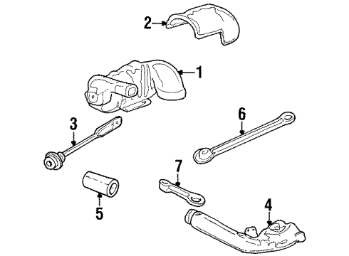 1995 GMC Yukon Turbocharger Diagram for 12512988