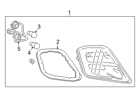 2017 Buick Cascada Tail Lamps Diagram