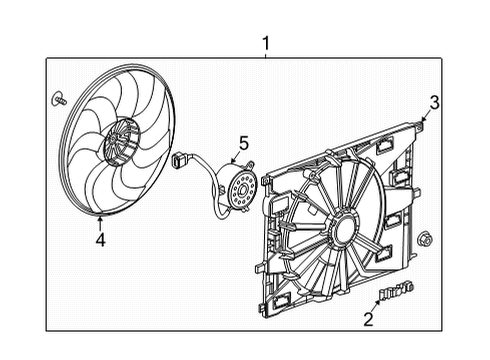2023 Chevy Trailblazer Cooling Fan Diagram