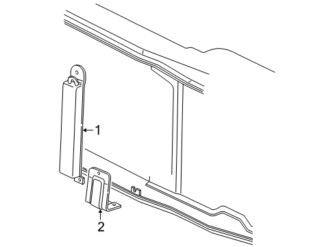 1996 GMC K1500 Cooler Diagram for 26041726