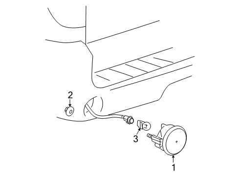 2004 GMC Envoy XUV Backup Lamps Diagram