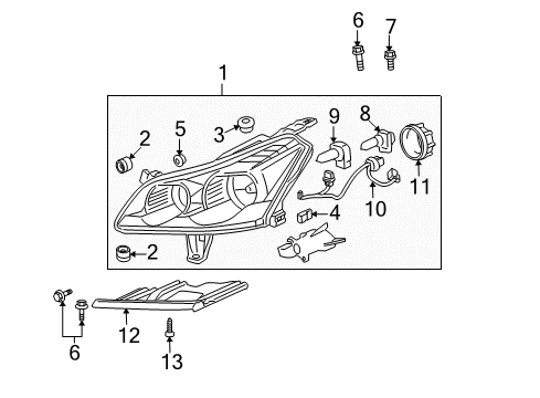 2012 Chevy Traverse Headlamps Diagram