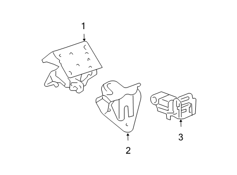 2007 Chevy Express 3500 Engine & Trans Mounting Diagram
