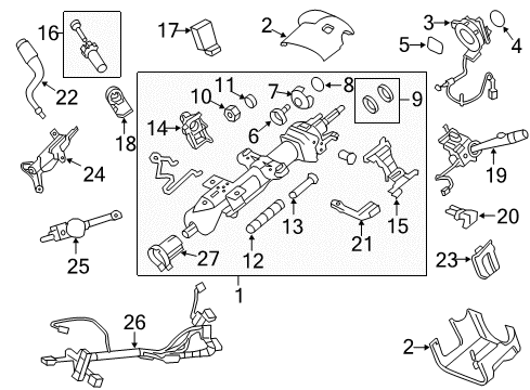 2012 GMC Sierra 2500 HD Ignition Lock Diagram