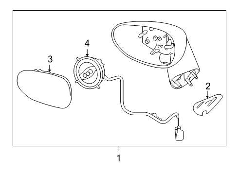 2010 Saturn Sky Mirrors Diagram