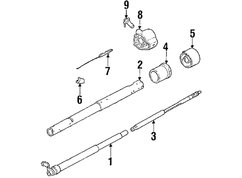 1985 GMC C2500 Suburban Ignition Lock Diagram