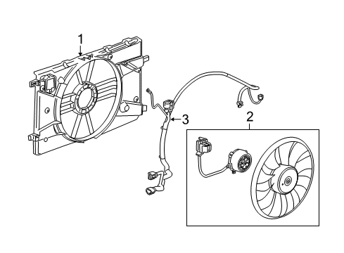 2017 Buick Verano Cooling System, Radiator, Water Pump, Cooling Fan Diagram