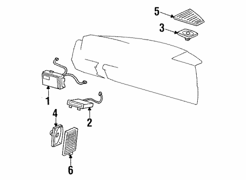 1993 GMC K2500 Sound System Diagram