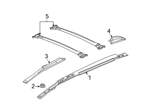 2007 Chevy Equinox Luggage Carrier Diagram