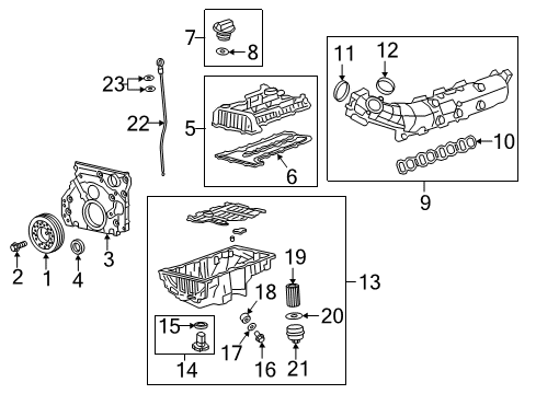 2017 Chevy Cruze Throttle Body Diagram for 12671379
