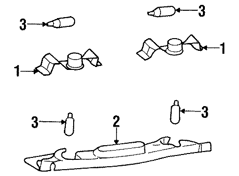 1999 Saturn SL License Lamps Diagram