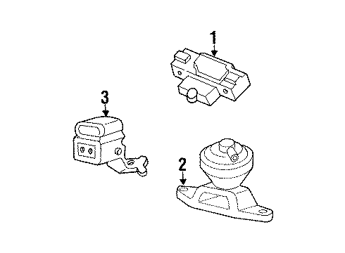 1993 GMC K2500 Powertrain Control Diagram