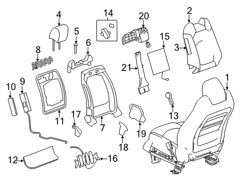 2008 GMC Acadia Heated Seats Diagram