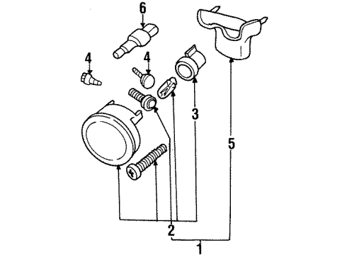 2000 Pontiac Grand Prix Bulbs Diagram