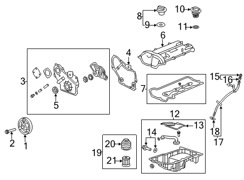 2016 Buick LaCrosse Engine Parts, Mounts, Cylinder Head & Valves, Camshaft & Timing, Oil Pan, Oil Pump, Crankshaft & Bearings, Pistons, Rings & Bearings, Variable Valve Timing Diagram