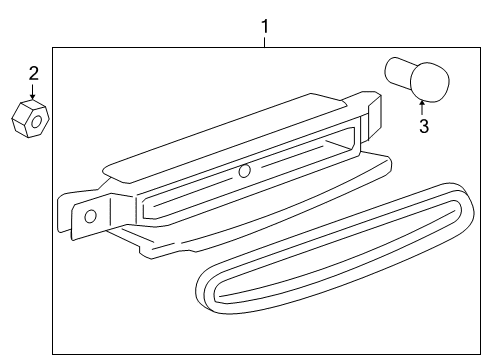 2007 Pontiac G6 High Mount Lamps Diagram