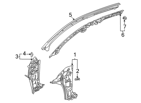 2022 Buick Envision Hinge Pillar Diagram