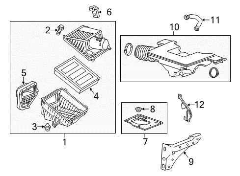 2019 Chevy Silverado 1500 Air Intake Diagram