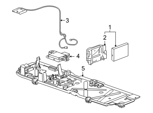 2011 Cadillac CTS Navigation System Diagram