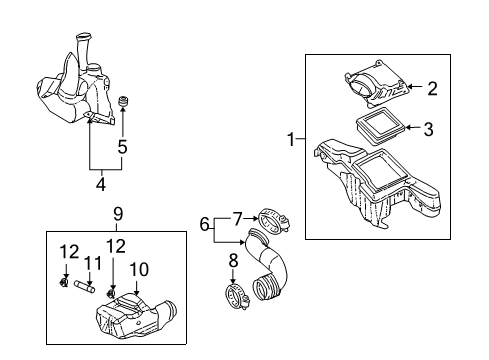 2002 Chevy Cavalier Air Intake Diagram