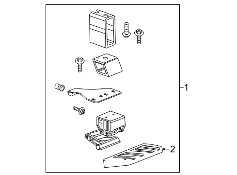 2016 GMC Sierra 2500 HD Running Board Diagram