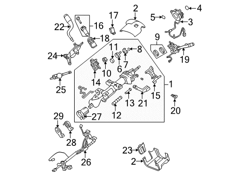 2007 Cadillac Escalade EXT Ignition Lock Diagram
