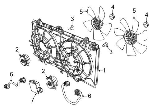 2014 Chevy SS Cooling System, Radiator, Water Pump, Cooling Fan Diagram
