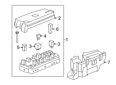 2012 Chevy Captiva Sport Electrical Components Diagram