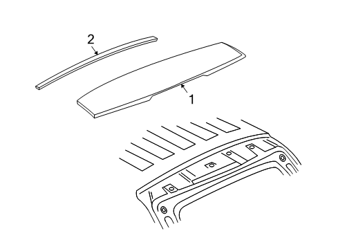 2006 Pontiac Torrent Rear Spoiler Diagram