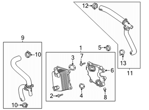 2023 Cadillac CT4 Engine Oil Cooler Diagram 3 - Thumbnail