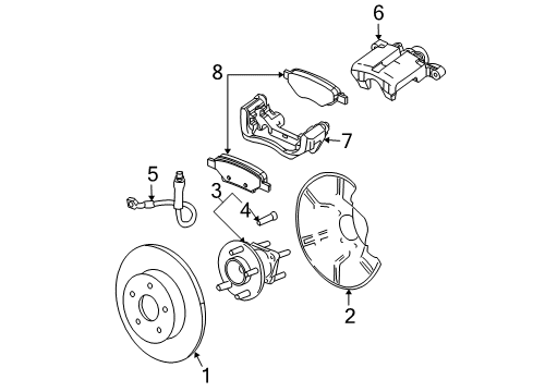 2007 Pontiac G6 Rear Brakes Diagram