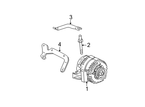 2000 Chevy Monte Carlo Alternator Diagram 2 - Thumbnail