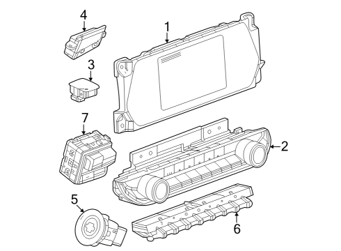 2023 Chevy Colorado Heater Control Diagram for 87830107