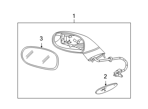 2011 Chevy Corvette Outside Mirrors Diagram