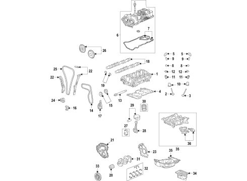 2022 Chevy Trailblazer Turbocharger Diagram for 12709430