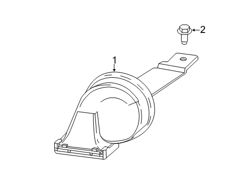 2016 Cadillac CTS Horn Diagram